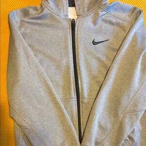 Nike Heather Gray Zip-Up Jacket
